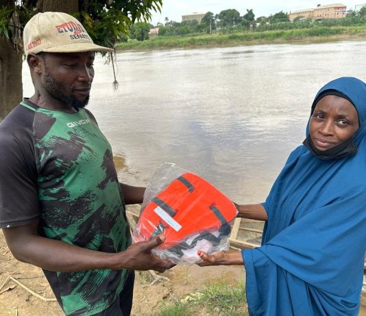 KADCCAM Applauds Hajiya Ramatu Tijjani for Championing Water Safety Through Life Jacket Distribution to water divers