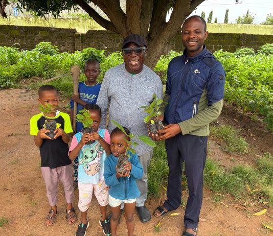 Faith and Care foundation plant hundreds of trees to combat desertification