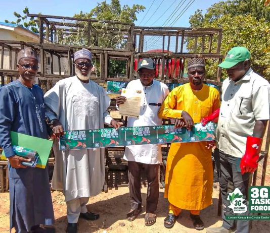 GOMBE GOES GREEN STRENGTHENS YOUNG FORESTERS INITIATIVE WITH TREE PROTECTORS DONATION